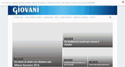 Desktop Screenshot of diabetegiovani.com